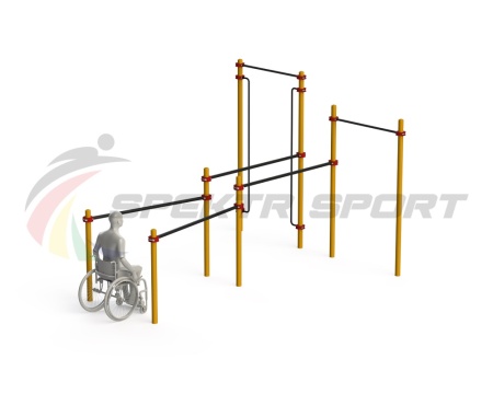 Купить Спортивный комплекс для инвалидов-колясочников WRK-D19_76mm в Балее 