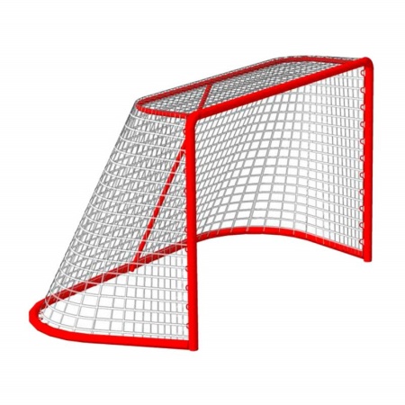 Купить Сетка хоккейная на ворота 1,22мх1,83мх0,5мх1,15м, нить 3,5 мм, безузловая в Балее 