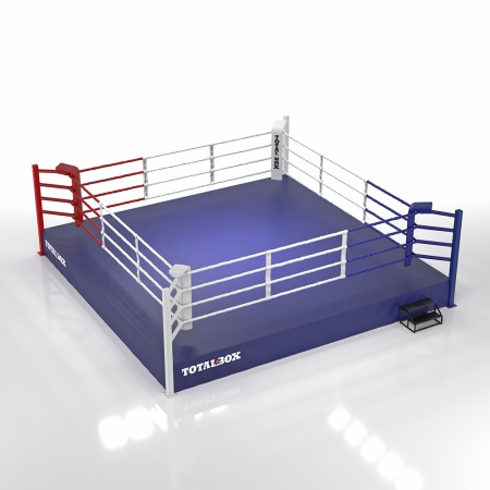Купить Ринг боксерский Totalbox на помосте 0,5 м, 6х6м, 5х5м в Балее 