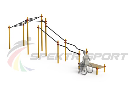 Купить Спортивный комплекс для инвалидов-колясочников WRK-D22_76mm в Балее 