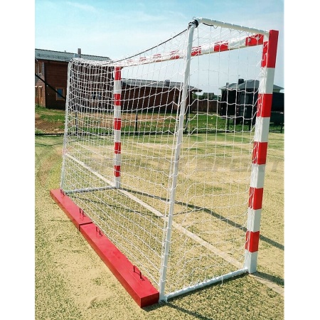 Купить Ворота мини-футбольные без сетки 2х3х1 м. (добровольный серт.) с накидным противовесом 50 кг в Балее 