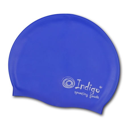 Купить Шапочка для плавания силиконовая Indigo однотонная  в Балее 