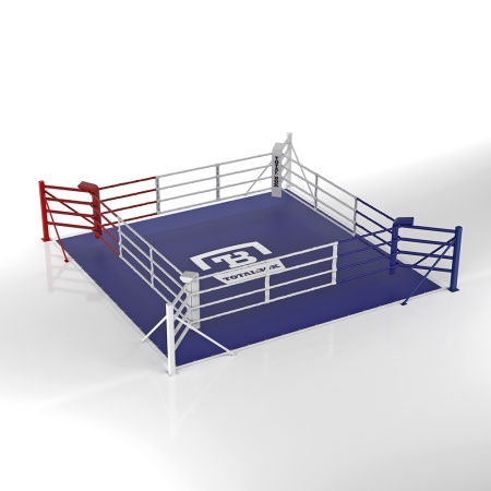 Купить Ринг боксерский напольный Totalbox на упорах 5х5м в Балее 
