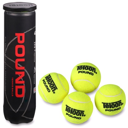 Купить Мяч для большого тенниса Teloon 828Т Р4  (4 шт) в Балее 