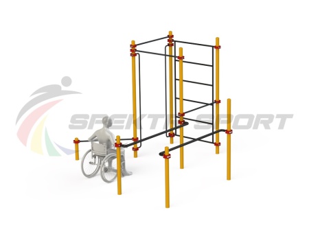 Купить Спортивный комплекс для инвалидов-колясочников WRK-D18_76mm в Балее 